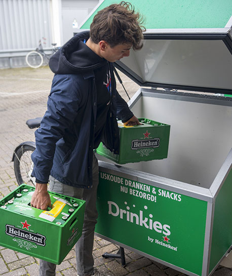 Heineken delivery app user